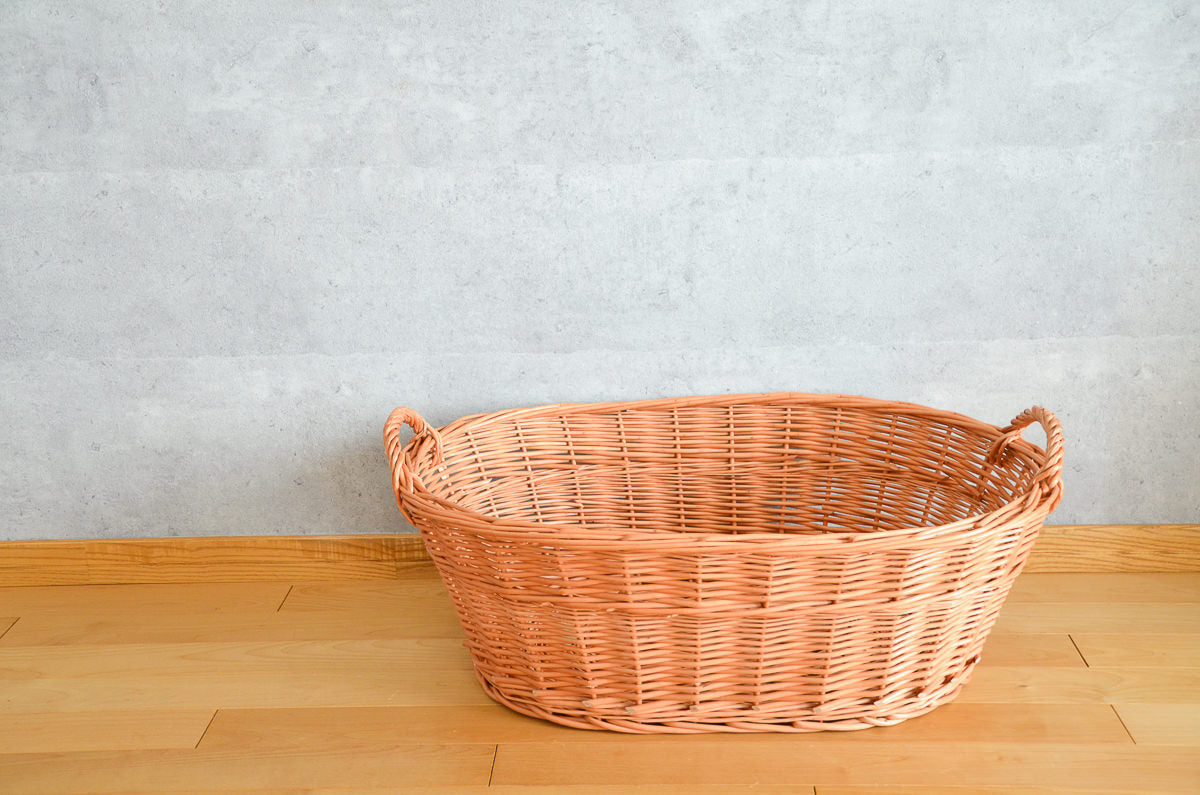 Woven Basket, Tote Bag, Laundry Basket, Rattan Storage Basket